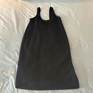 Black and navy tank top shift dress